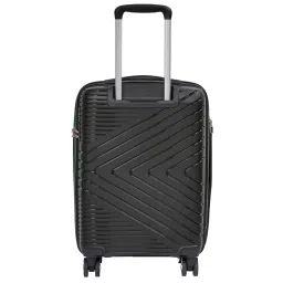 United Colors of Benetton Ragnar Black Textured Hard Large Trolley Bag -76.5 Cms image 4