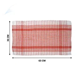 Kuber Industries Brown & White 12 Pieces Checked Durable Cotton Kitchen Towels image 3