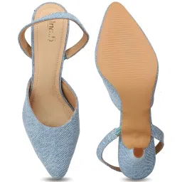 Inc.5 Women's Blue Sling Back Stilettos image 4