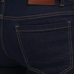 Peter England Navy Slim Fit Jeans image 4