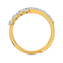 Kisna Diamond & Gold Jewellery Tiora 14k (585) Diamond & Gold Ring For Women image 4