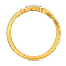 Kisna Diamond & Gold Jewellery Amelia for her 14k (585) Diamond & Gold Ring For Women image 4