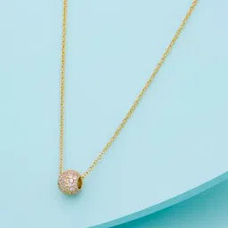 Kushal's Fashion Jewellery White Gold Trendy Necklace With Chain for Women-image-94
