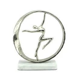 Hind Decor Silver-Toned Metal Figurine Showpiece-image-24