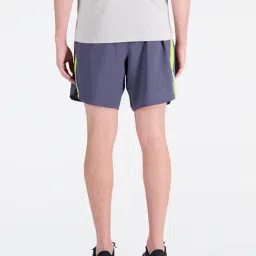 New Balance Grey Regular Fit Self Pattern Sports Shorts image 2