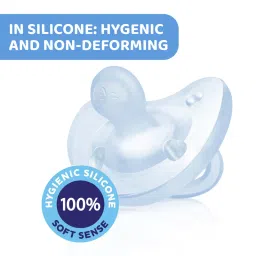 Chicco Physio Soft Silicone Blue Soother (2-6M) - Pack of 2 image 5