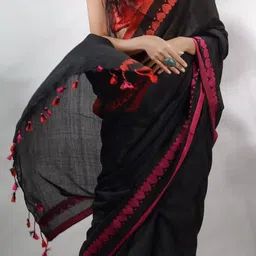 TITHI SAREES Pure Cotton Saree image 3