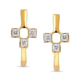 Mia By Tanishq Mia Icicles 14k Gold Summer Trio Stud Earrings-image-36