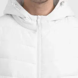 Red Tape White Regular Fit Quilted Jacket image 5