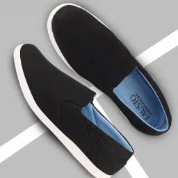 Fausto Men's Black Plimsolls-picture-10