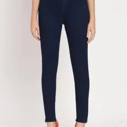 Angelfab Blue Skinny Fit High Rise Jeans-image-5