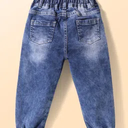 Mark & Mia Cotton Lycra Full Length Denim Jeans With Pocket Detailing - Blue image 2