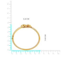 Joyalukkas Sculpted Geo Twist Gold Bracelet image 3