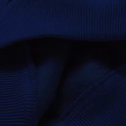 Little Kangaroos Cotton Woven Full Sleeves Hooded Sweatshirt with Checks & Kangaroo Pockets - Navy Blue image 4