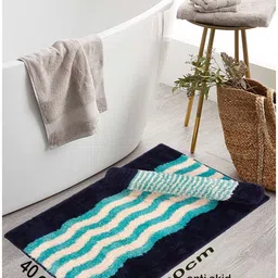 RJVT Blue Microfibre 1400 GSM Bath Rugs-picture-38