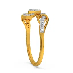 Kisna Diamond & Gold Jewellery Millie 18k (750) Diamond & Gold Ring For Women image 4