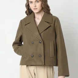 Vero Moda Brown Polyester Relaxed Fit Jackets image 4