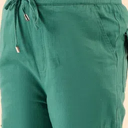 StyloBug Boys Green Cotton Cargo Pants image 4