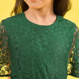 StyloBug Girls Green Dress image 4