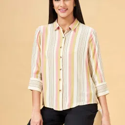 Honey by Pantaloons Multicolored Striped Shirt image 4
