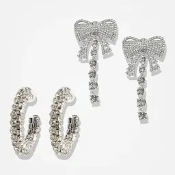 Sohi Glamour Gems Statement Earrings image 4