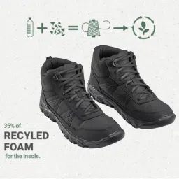 Quechua by Decathlon Men's Black Outdoor Shoes image 4