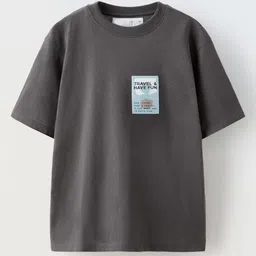 Alan Jones Boys Printed Drop-Shoulder Sleeves T-shirt-picture-25