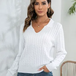 Oh Rare Women Cable Knit Pullover-image-82