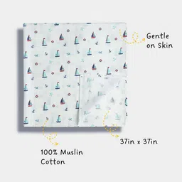 Orange Sugar Set Of 3 Printed Muslin Swaddle image 3