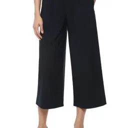 Van Heusen Navy Regular Fit Trousers-picture-41