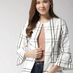Sera White Checks Blazer-picture-25