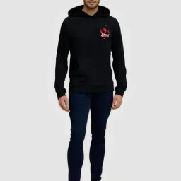 celio celio* Black Regular Fit Hooded Sweatshirt-picture-43