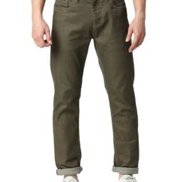 Being Human Slim Fit Mens Denim-Khaki Tone-picture-37