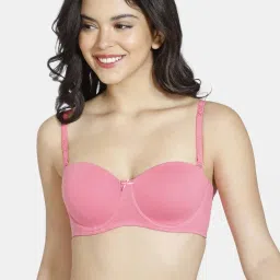 Zivame Baby Pink Plain Balconette image 4