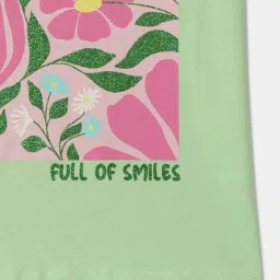 R&B Kids Light Green Graphic Regular Fit Top image 4