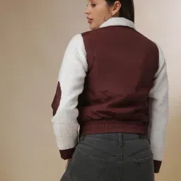 Campus Sutra Brown Regular Fit Jacket image 2