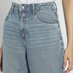 American Eagle Outfitters Blue Plain Jeans image 4