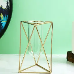 Tayhaa Gold Others Abstract Candle Holder-picture-18