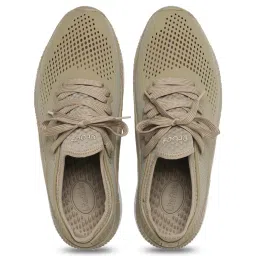 Crocs Men's LiteRide Khaki Running Shoes image 4