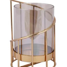 Tayhaa Gold Others Abstract Candle Holder image 2