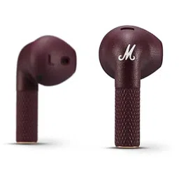 Marshall Minor III Bluetooth in-Ear Earbuds with 25 Hrs Playtime (Burgundy, True Wireless) image 4