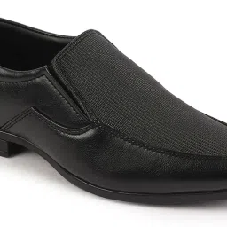 Fausto Men's Black Formal Loafers image 4
