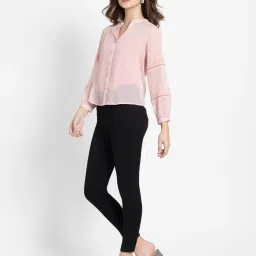 SHAYE Pink Regular Fit Shirt image 4