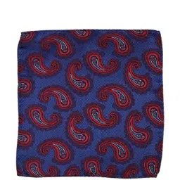 Raymond Blue Embroidered Tie with Cufflink and Pocket Square image 4