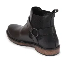 Fausto Men's Black Chelsea Boots image 5