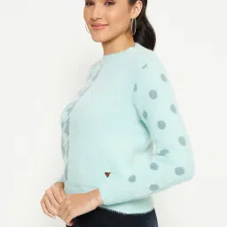 Duke Sea Green Printed Pullover image 3