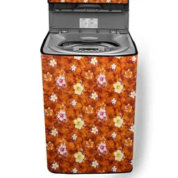 The Furnishing Tree Yellow Printed Washing Machine Cover-image-93