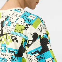 The Souled Store Multi Loose Fit Printed T-Shirt image 5