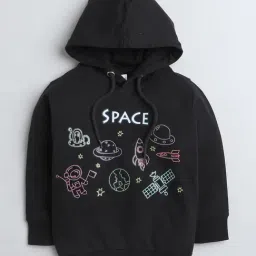 Bumzee Kids Black Printed Full Sleeves Sweatshirt-picture-32