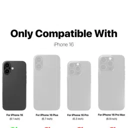 GRIPP 3D Tempered Glass Screen Protector for iPhone 16 (6.1") - Black-picture-14